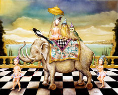 Elephant à Roulettes