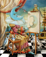 Autoportrait Lunatique (73x60cm)