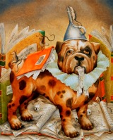 Mon Chien Fou (55x46cm)