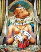 Précieuse Cochonne (55x46cm)