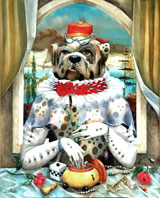 Précieuse Dogue (61x50cm)
