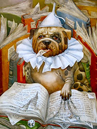 Bull Vorace (41x33cm)
