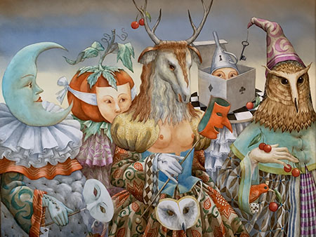 Le Bal des Masques (65x54cm)
