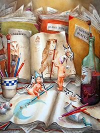 Secrets d'Elfes (46x38cm)