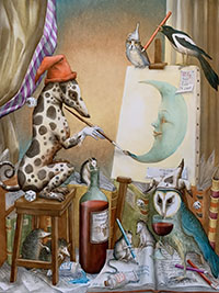 L'Atelier de la Lune (61x50cm)